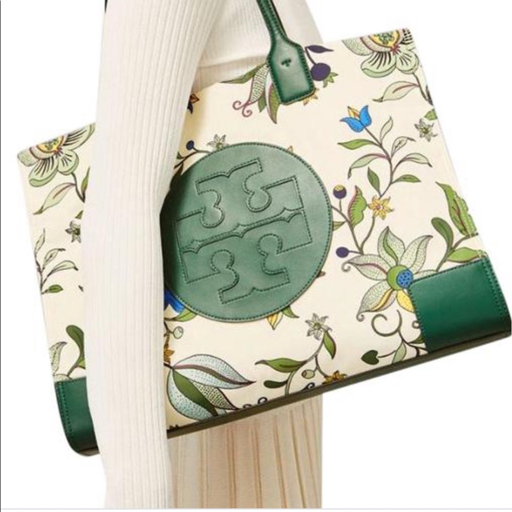 Tory Burch Ella tote in Ivory Love Floral